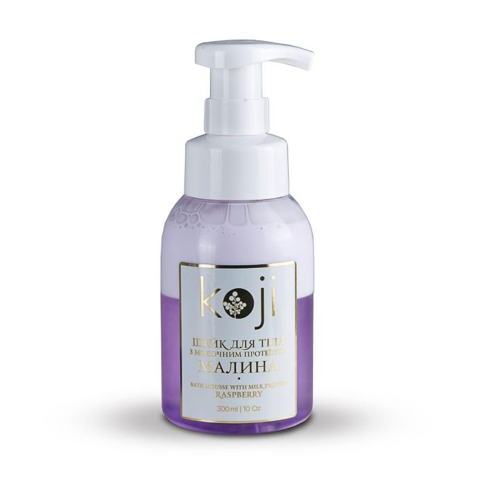 Шейк для тела с молочным протеином KOJI малина 300 мл