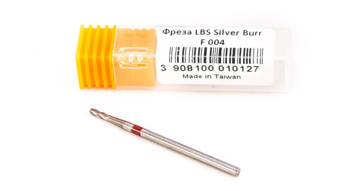 Фреза твердосплавна Silver Burr Bit F004 (червона насічка)