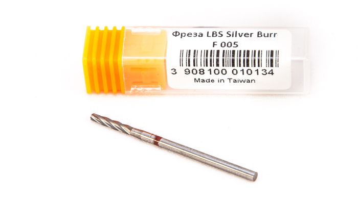 Фреза твердосплавная Silver Burr Bit F005 (красная насечка)