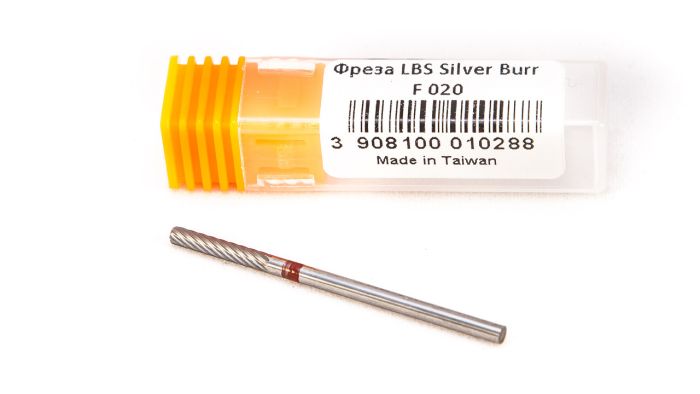 Фреза твердосплавна Silver Burr Bit F020 (червона насічка)