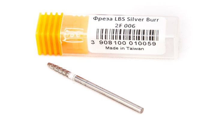 Фреза твердосплавна Silver Burr Bit 2F006 (біла насічка)