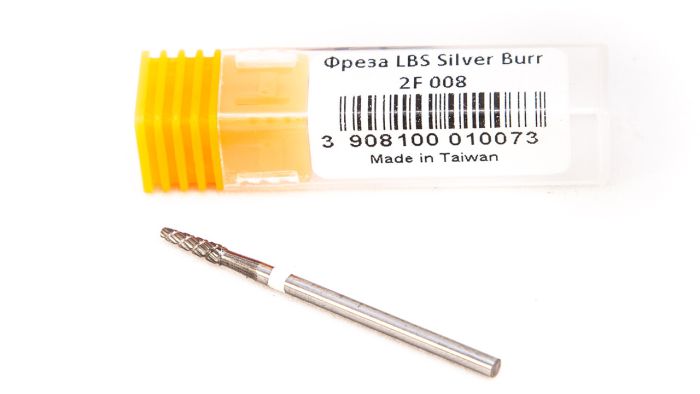 Фреза твердосплавна Silver Burr Bit 2F008 (біла насічка)
