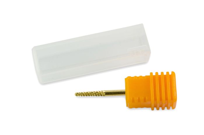 Фреза твердосплавна золота 1001 (синя насічка)