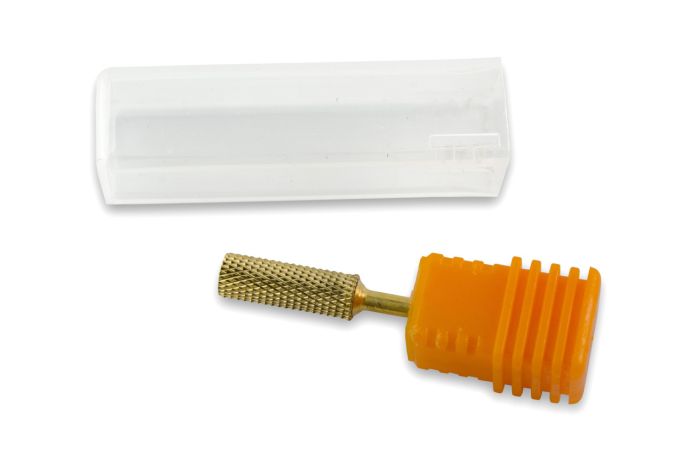 Фреза твердосплавная  золотая 1004 (синяя насечка)