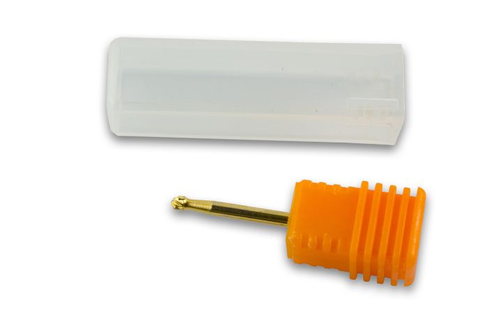 Фреза твердосплавная  золотая 1007 (синяя насечка)