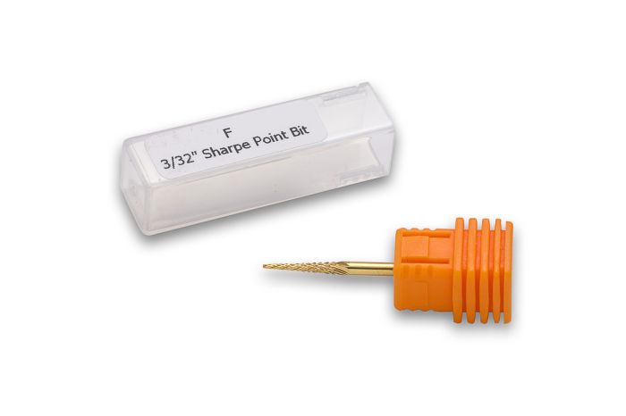 Фреза твердосплавна золота F Sharpe Point Bit (червона насічка)
