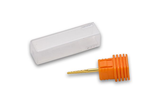 Фреза твердосплавна золота F Small Cone Bit (червона насічка)