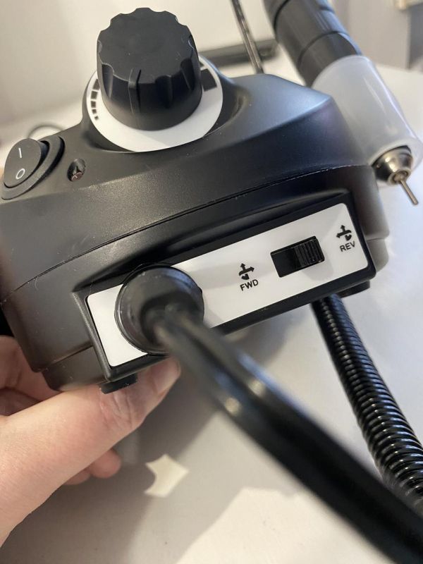 Акумуляторний фрезер для манікюру Himars H37L1 + Лампа SUN 3