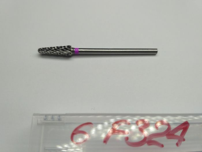 Фреза твердосплавная Carbide metallic combined notch F324 (розовая насечка)