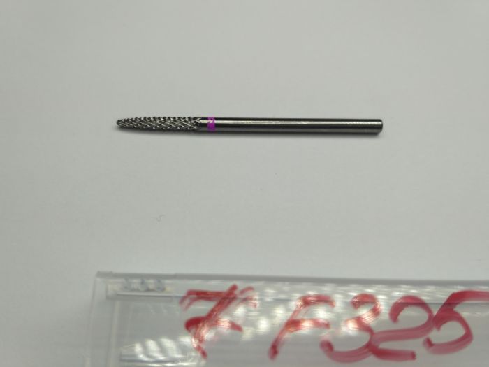 Фреза твердосплавна Carbide metallic combined notch F325 (рожева насічка)