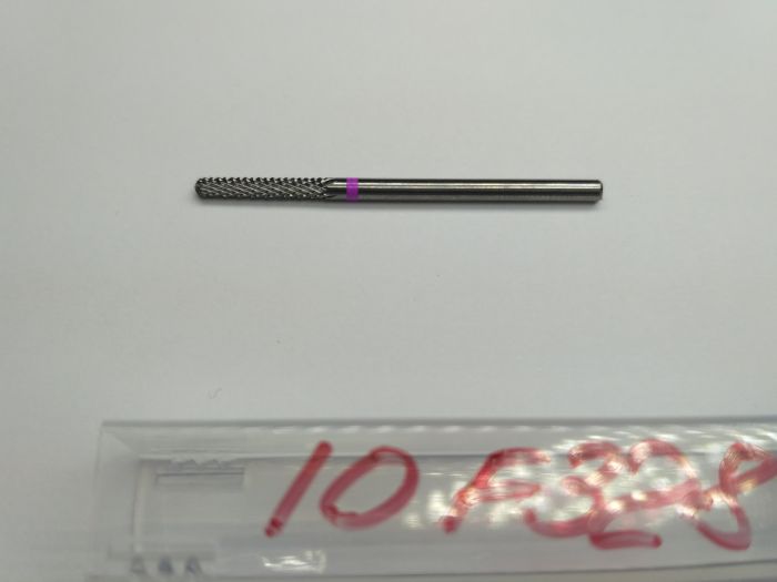 Фреза твердосплавная Carbide metallic combined notch F328 (розовая насечка)