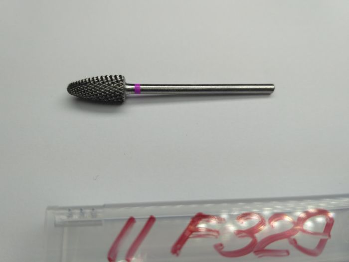 Фреза твердосплавна Carbide metallic combined notch F329 (рожева насічка)