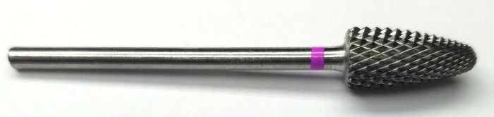 Фреза твердосплавна Carbide metallic combined notch F329 (рожева насічка)