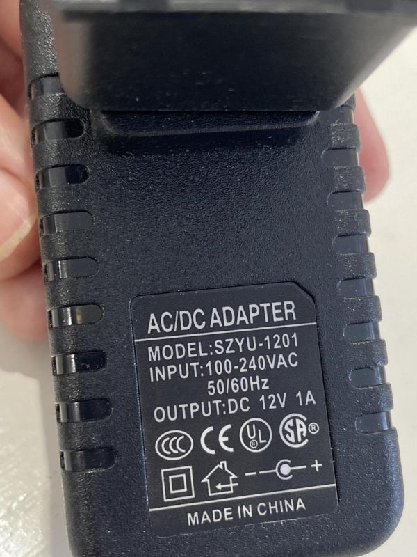 Блок питания AS DS адаптер на 12 V/1 А для маникюрных ламп