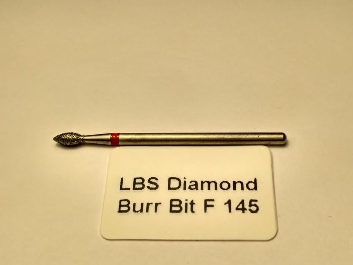 Фреза алмазна Полум'я,діаметр-2,6 мм,(червона насічка)