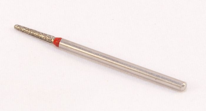 Фреза алмазна Конус, діаметр-1,9 мм, (червона насічка)