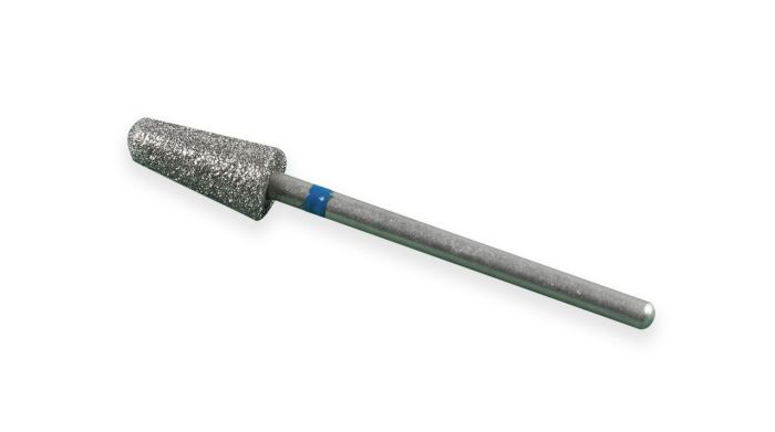 Фреза алмазна Конус, діаметр-6,1 мм, (синя насічка)