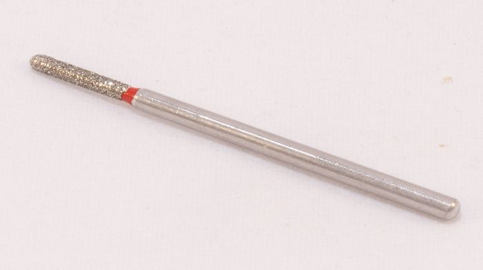 Фреза алмазная Цилиндр ,диаметр-1,9 мм,(красная насечка)