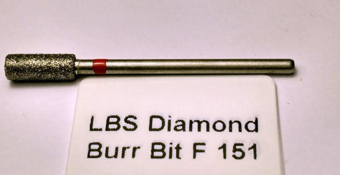 Фреза алмазна Циліндр, діаметр-4,2 мм, (червона насічка)