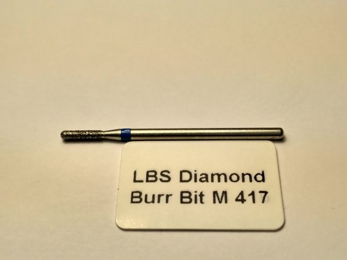 Фреза алмазна Циліндр, діаметр-1,9 мм, (синя насічка)