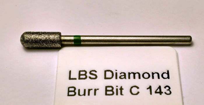 Фреза алмазна Циліндр, діаметр-4,2 мм, (зелена насічка)