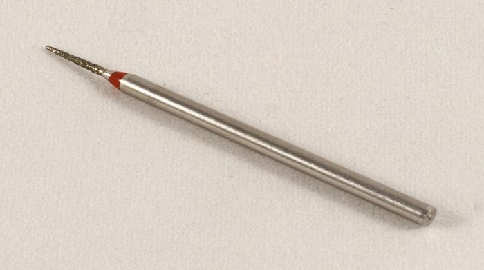 Фреза алмазна Голка, діаметр-1,1 мм, (червона насічка)