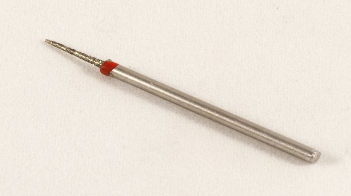 Фреза алмазна Голка, діаметр-1,3 мм, (червона насічка)
