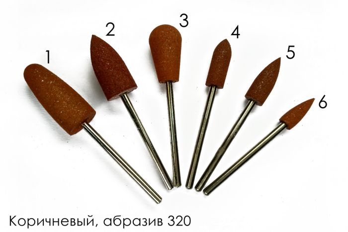 Силіконова фреза N 1 Коричнева Brown