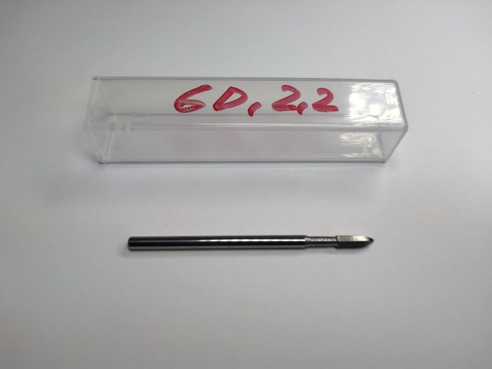 Безопасная твердосплавная фреза 6D 2,2 мм