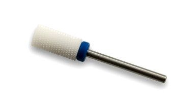 Фреза керамическая  Large Barrel M 021 цилиндр с пластиковым кольцом ( синяя насечка)