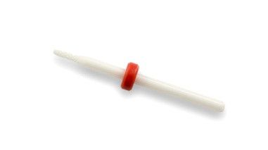 Фреза керамічна Small Round F голка тупа з пластиковим кільцем (червона насічка)