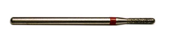 Фреза алмазная Цилиндр ,диаметр-1,9 мм,(красная насечка)