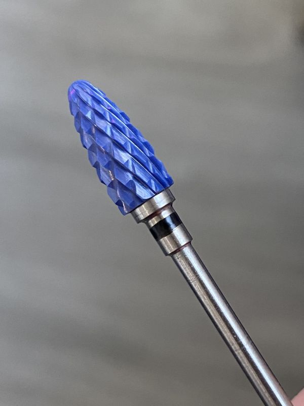 Фреза синя керамічна Blue Flame XС кукурудза (чорна насічка)