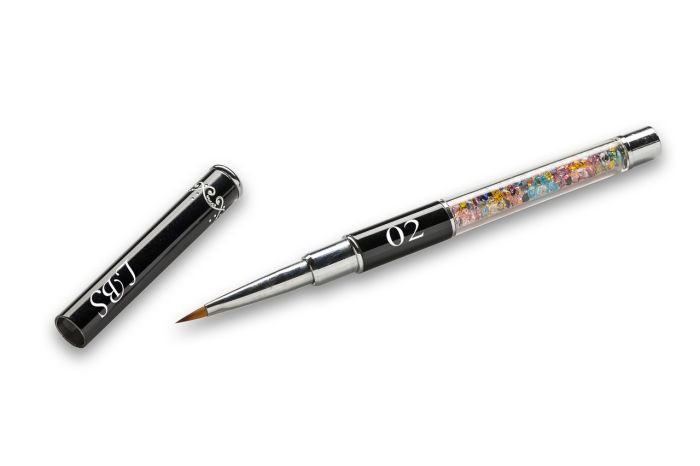 Пензель Diamand LBS 02 для дизайну нігтів універсальний