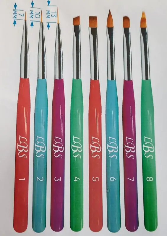 Пензель кольоровий LBS для малювання 2