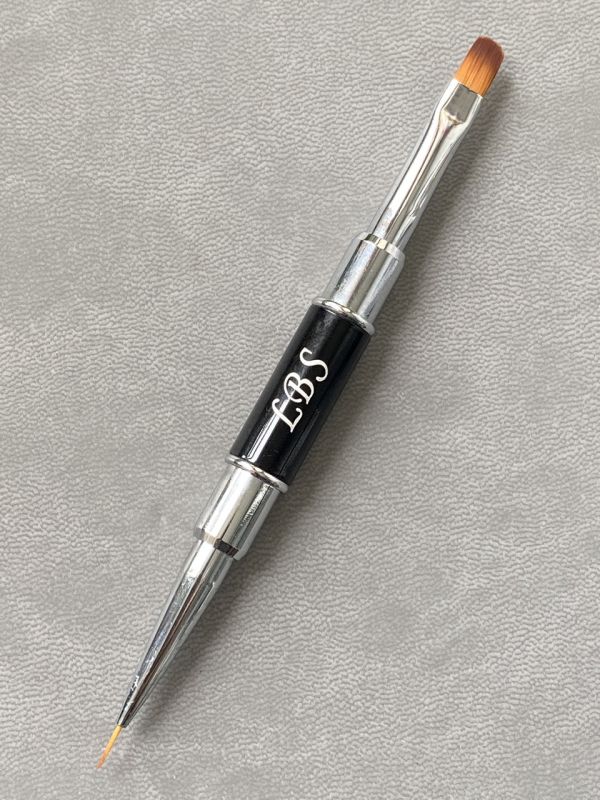 Двусторонняя кисть LBS 1 для геля и рисования тонких линий