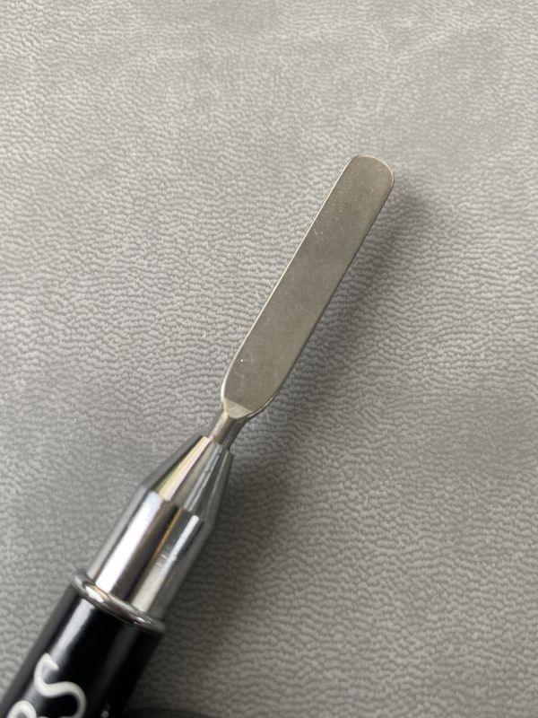 Двусторонняя кисточка- шпатель LBS  для полигеля