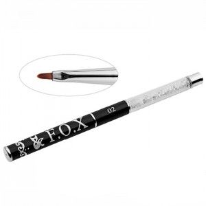 Пензель F.O.X # 02 "Язичок" овальний для дизайну