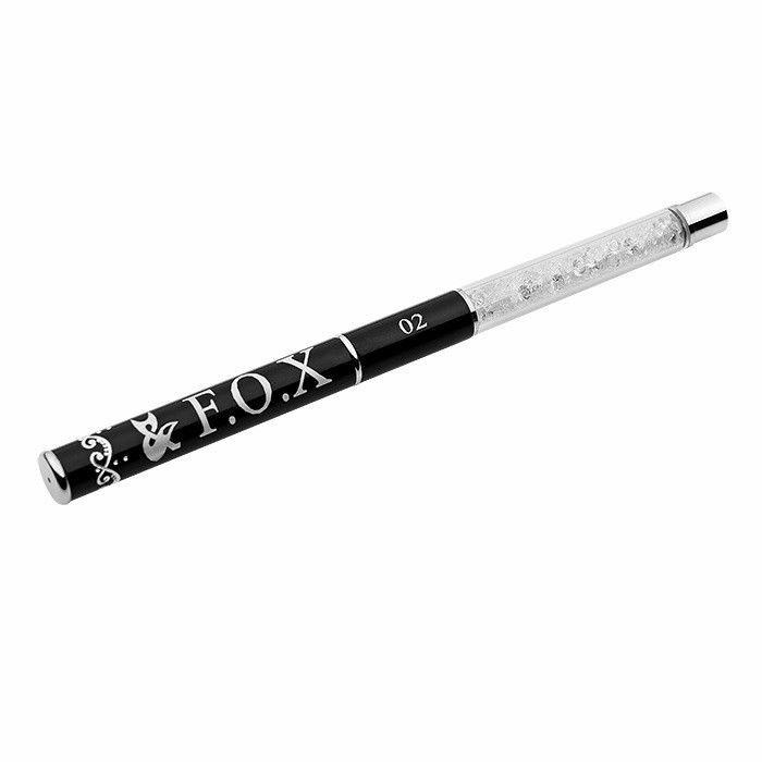 Пензель F.O.X # 02 "Язичок" овальний для дизайну