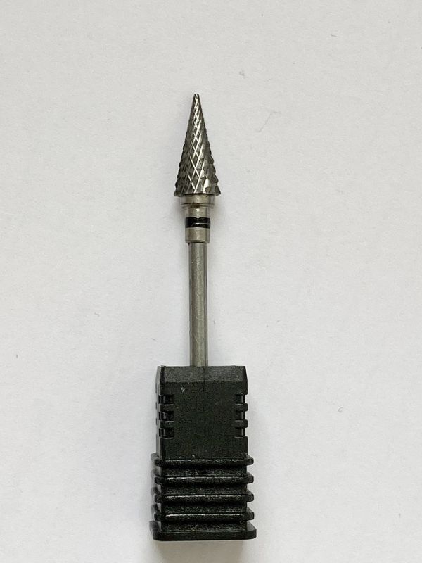 Фреза твердосплавная конус острый (черная)