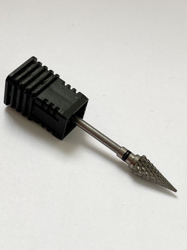 Фреза твердосплавная конус острый (черная)