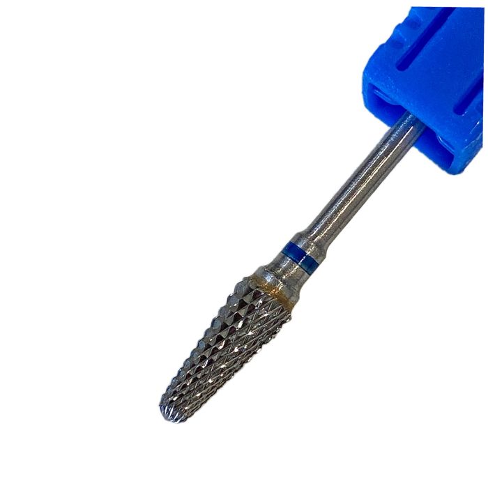 Фреза твердосплавна Конус вузький синя насічка