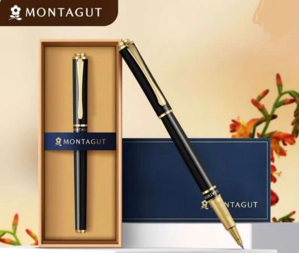 Премиальная ручка Montagut черный лак