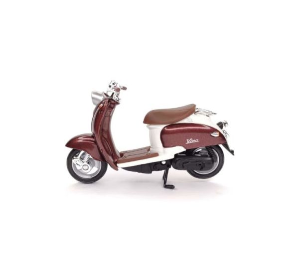 Коллекционная модель скутера Welly 1:18 '99 Yamaha Vino YJ50R (Brown/White)