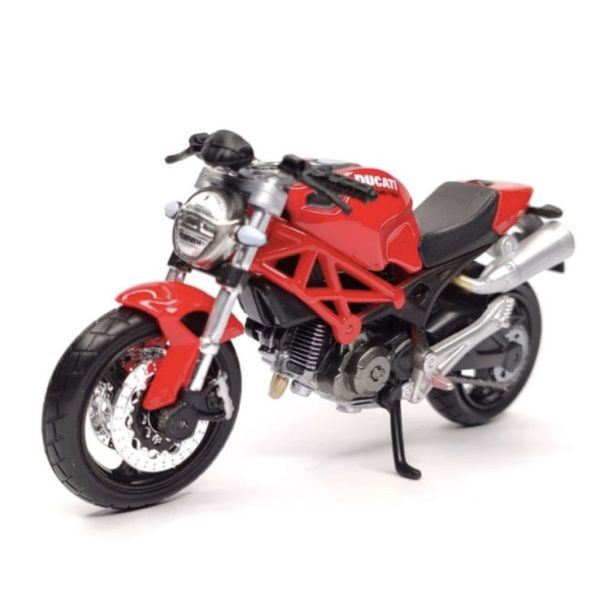 Коллекционная модель мотоцикла Maisto Ducati Monster 696 (Масштаб 1:18) ярко-красный