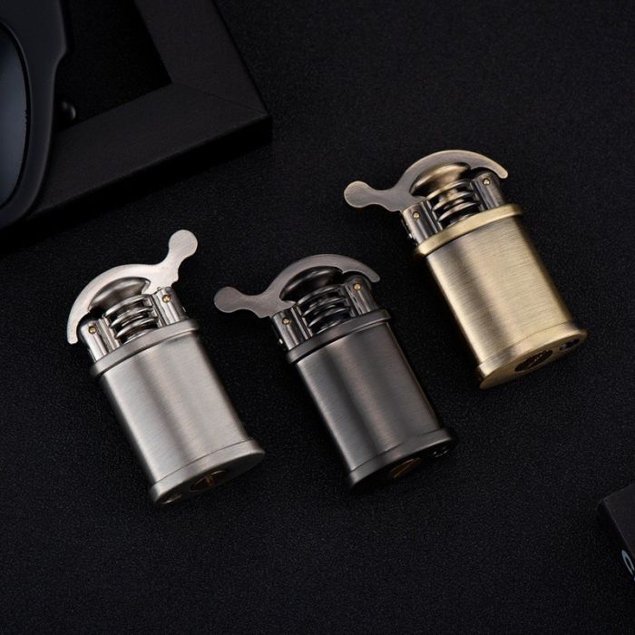 Запальничка бензинова колекційна колір срібло